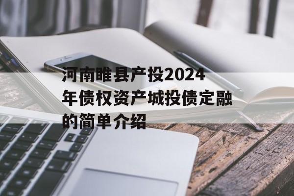 河南睢县产投2024年债权资产城投债定融的简单介绍